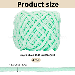 4 рулон мягкой пряжи для вязания крючком OCOR-SP0001-01E