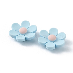 Cabochons en résine opaque&nbsp;RESI-WH0026-75C-10