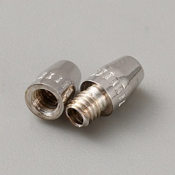 Fermoirs à vis en 925 argent sterling&nbsp;STER-WH0028-014A-P