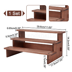3-ярусная деревянная подставка для показа игрушек ODIS-WH0329-68A