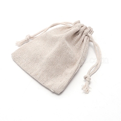 Заготовка из льняной ткани diy craft шнурок ABAG-WH0005-48B