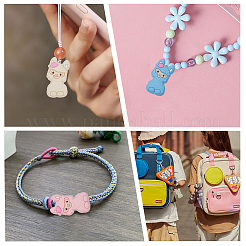 20 шт. 10-цветные бусины из пищевого экологически чистого силикона из альпаки SIL-CA0002-75