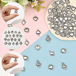 72шт 4 стиля подвески из сплава в тибетском стиле&nbsp;FIND-SC0019-40AS