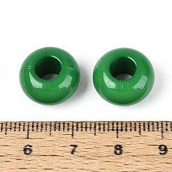 Opaques perles grands trous européens acryliques&nbsp;SACR-N019-03A