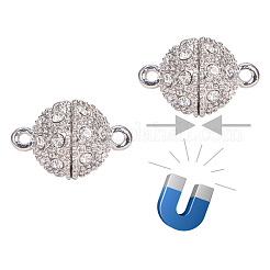 Сплав Rhinestone магнитные застежки&nbsp;RB-PH0005-02