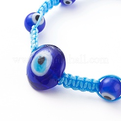 Регулируемые нейлоновые нити плетеные браслеты из бисера&nbsp;BJEW-JB06067-01