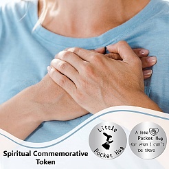 201 памятная монета из нержавеющей стали AJEW-CN0002-24F