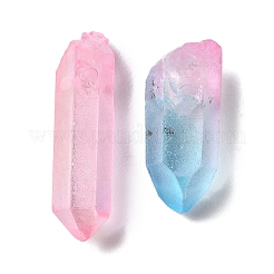 Гальванизированные натуральные кварцевые подвески&nbsp;G-XCP0001-05