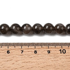 Природный дымчатый кварц нитей бисера&nbsp;G-B167-A09-8mm