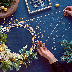 Набор для самостоятельного изготовления плетеной сети/паутины с перьями DIY-DC0001-84