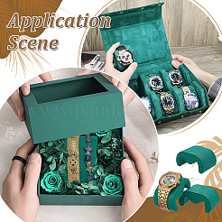 Бархатные подушки для демонстрации ювелирных изделий&nbsp;ODIS-WH0043-201C