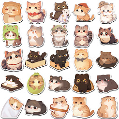 Papieraufkleber mit Cartoon-Katze&nbsp;PW-WGE7006-01