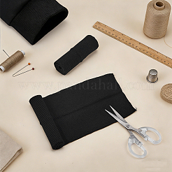 Col en tissu côtelé élastique en polyester&nbsp;DIY-WH0698-094B