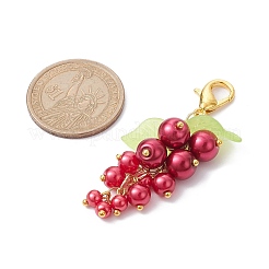 Украшение подвески из виноградного стекла HJEW-JM01468-03