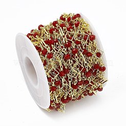 Цепочки из латуни с ромбами ручной работы CHC-F015-24G