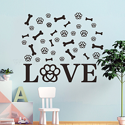 Полупрозрачные самоклеящиеся наклейки на стену из ПВХ STIC-WH0015-331