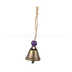 Ornements suspendus en forme de cloche en fer&nbsp;HJEW-JM02417