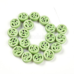 Main porcelaine brins de perles&nbsp;PORC-N011-01A