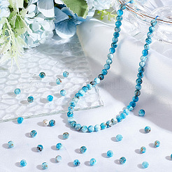 2 нити натуральных апатитовых бусин нити G-OC0004-49