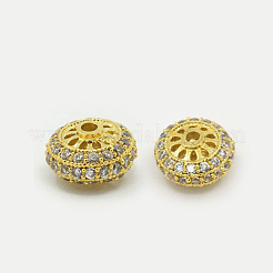 Perline in ottone zirconi&nbsp;ZIRC-F001-118