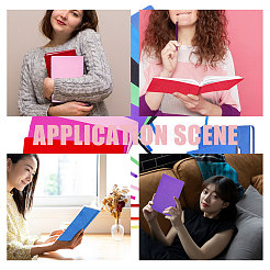 10шт. 10-х цветная эластичная тканевая обложка для книги AJEW-GL0002-93