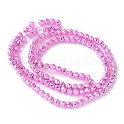 Запекание ниток окрашенных синтетических немагнитных гематитовых бусин G-H020-K01-07