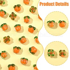 36 шт. бусины ручной работы в стиле осенней тематики&nbsp;LAMP-FS0001-70