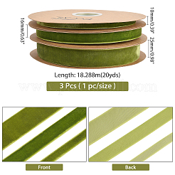3 рулон 3-х видов бархатной ленты SRIB-AR0001-01
