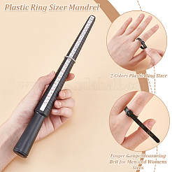 1шт пластиковый калибровочный держатель кольца с 4шт 2-цветный пластиковый калибровочный держатель кольца TOOL-UN0001-52