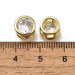 Латунные микропаве из прозрачного кубического циркония ZIRC-I070-070G