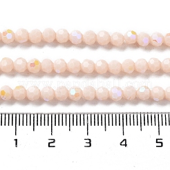 Abalorios opacas de vidrio hebras&nbsp;EGLA-A035-P4mm-L05