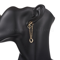 Серьги-гвоздики с кисточками из нержавеющей стали 304&nbsp;EJEW-JE06883