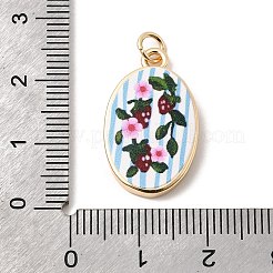 Латунные подвески с принтом&nbsp;LS-KK-H253-05C-G