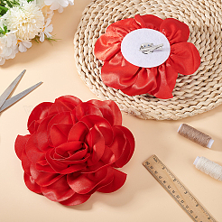 Броши-цветы из полиэстера JEWB-WH0021-54B