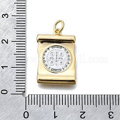 Латунные подвески с медалью святого Бенедикта&nbsp;KK-V010-01GP-02