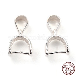 925スターリングシルバーアイスピック・ピン・ベイル  銀  10x8x4mm  穴：5x3.5mm  内径：6mm  ピン：0.7mm&nbsp;STER-Z001-123S