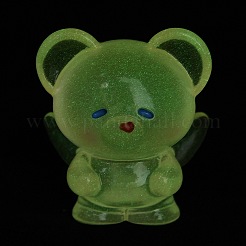 Ornements mignons de petit ours en résine lumineuse&nbsp;RESI-Z008-01A