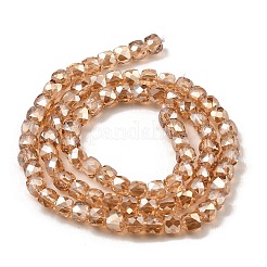 Гальванизируйте прозрачное стекло бисер нитей&nbsp;GLAA-C029-03B-07