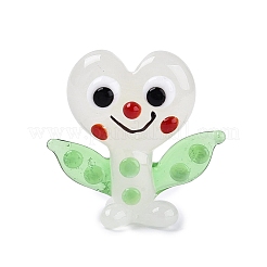 Statuetta elfica a forma di cuore realizzata a mano in vetro soffiato a lume&nbsp;LAMP-N034-28