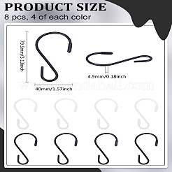 8шт 2-х цветный железный S-образный крючок&nbsp;DIY-LP0001-78