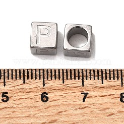 Европейские бусины из нержавеющей стали 304 STAS-D382-02P-P