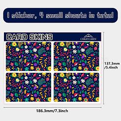 ПВХ пластиковые водонепроницаемые наклейки для карт DIY-WH0432-112