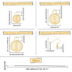 Набор для самостоятельного изготовления подвесок из проволоки&nbsp;DIY-PH0005-86