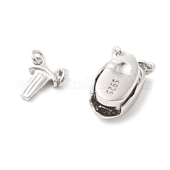 925 застежка из стерлингового серебра STER-S013-04P