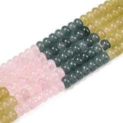 Colliers de perles en cristal de quartz naturel&nbsp;G-Z135-C11