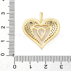 Латунные микро проложить кубического циркония подвески&nbsp;X-KK-S510-32G-02