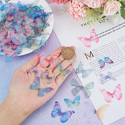 180 pezzo di decorazione artigianale con ali in tessuto di poliestere di 18 stili&nbsp;DIY-SC0019-38