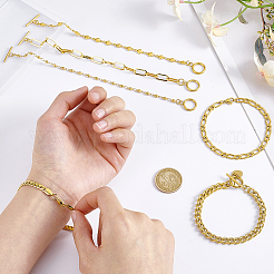 6шт 6 комплекта браслетов из нержавеющей стали&nbsp;BJEW-PH0004-47