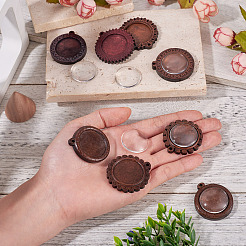 Наборы для изготовления подвесок из деревянного подноса своими руками&nbsp;DIY-TA0012-32