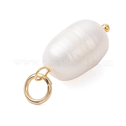 Подвески из натурального культивированного пресноводного жемчуга и риса PALLOY-JF04200-02